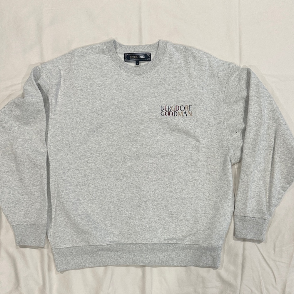 Kith Light Gray Crewneck Sweater